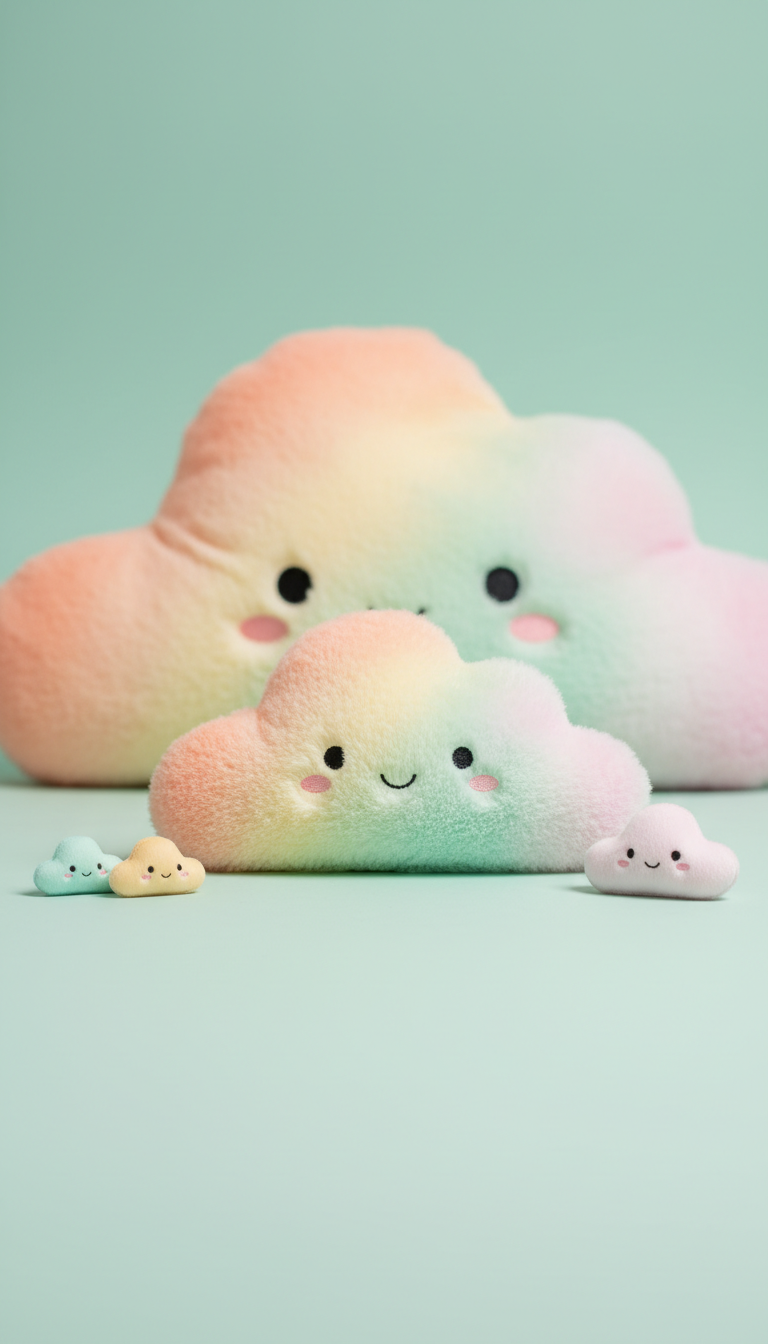 Doudou câlin nuage velours